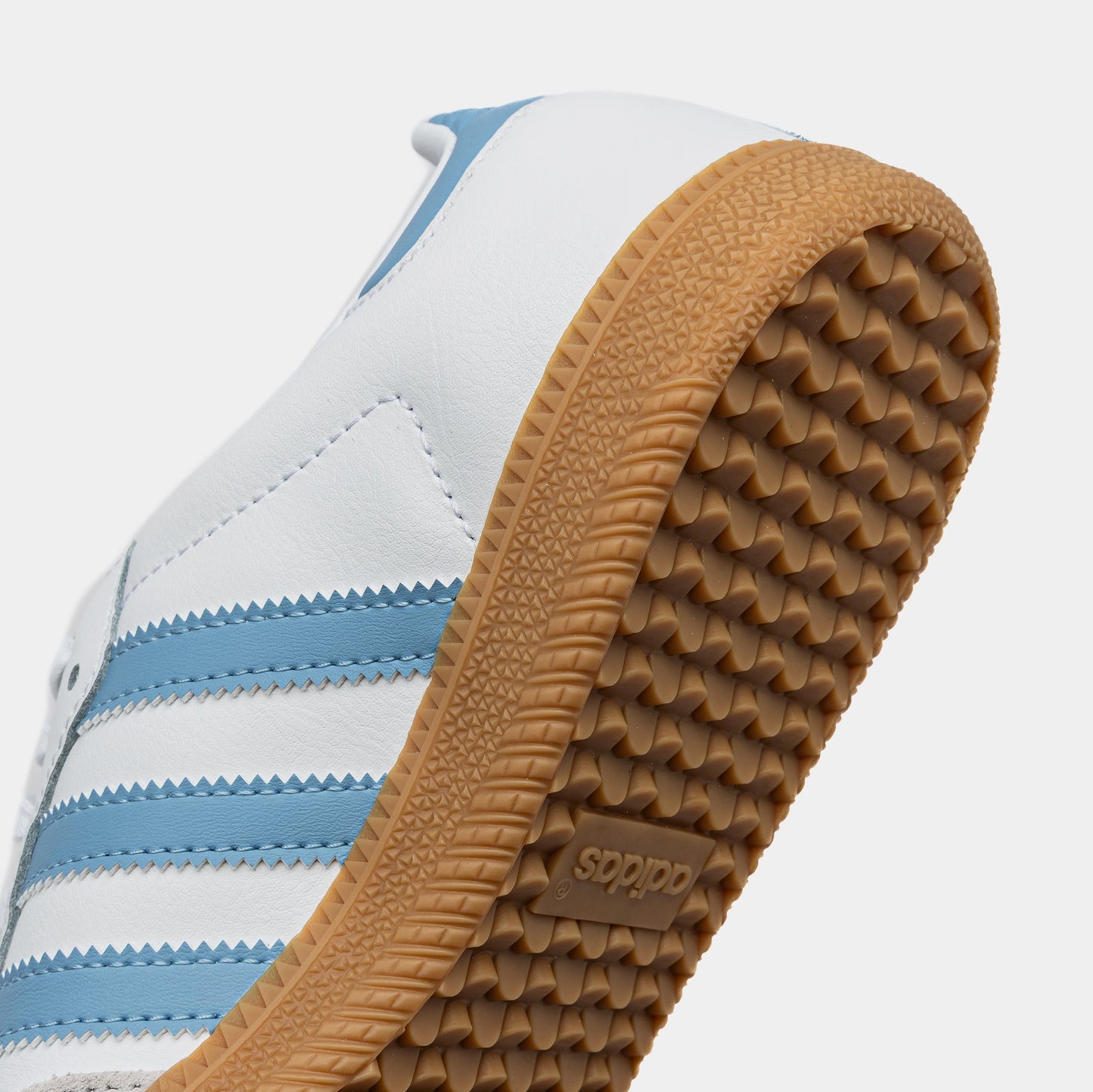 Samba OG Grade School Lifestyle Shoes (Cloud White/Bright Royal)