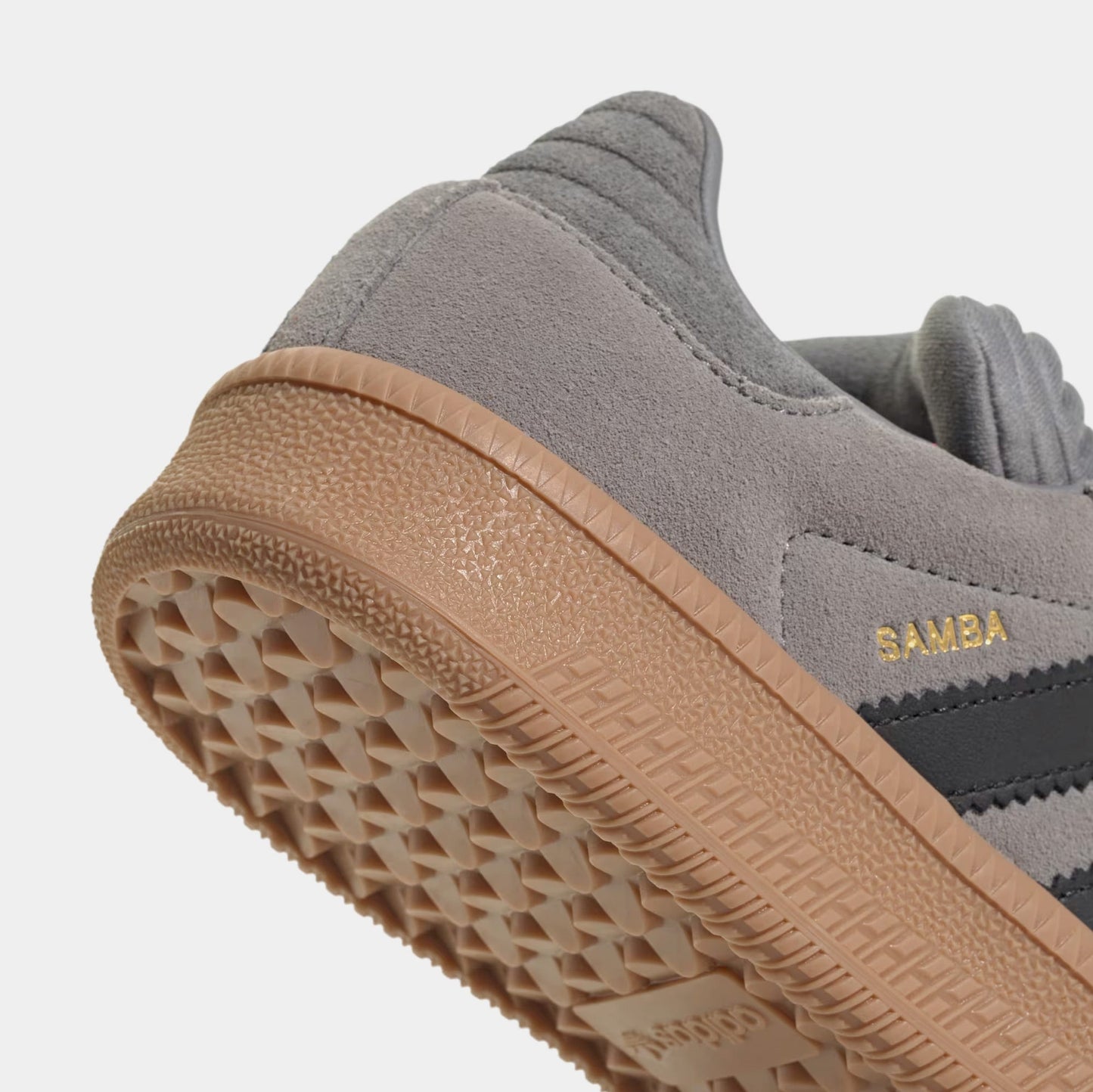 Samba XLG Grade School Lifestyle Shoes (Grey Three/Core Black/Gum)