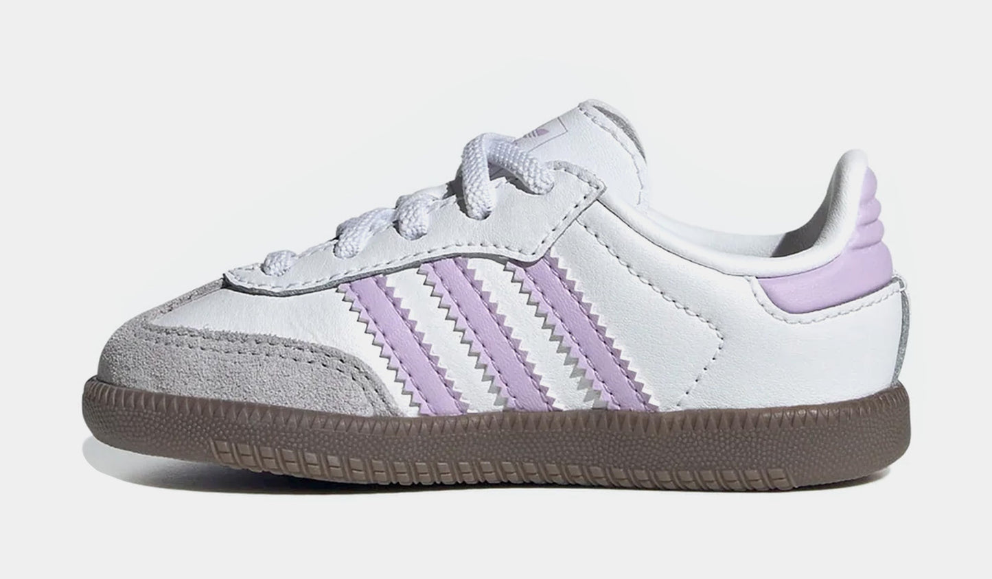 Samba OG Infant Toddler Lifestyle Shoes (White/Purple)