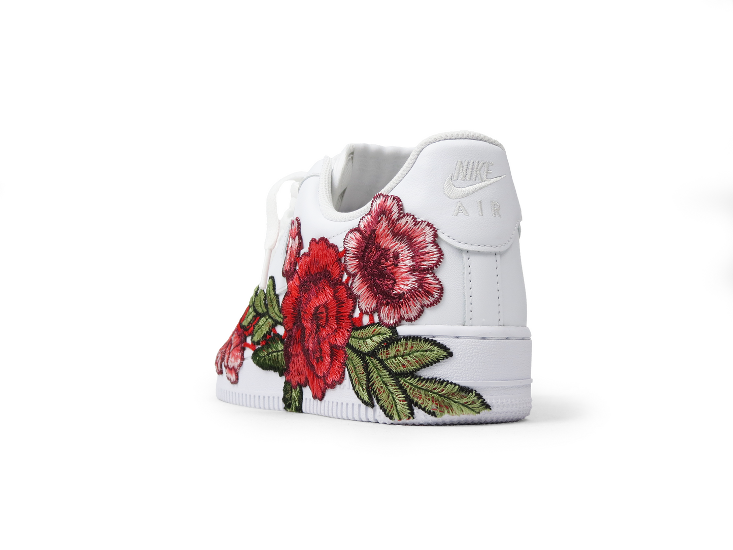 AIR FORCE 1 WHITE RED ROSE