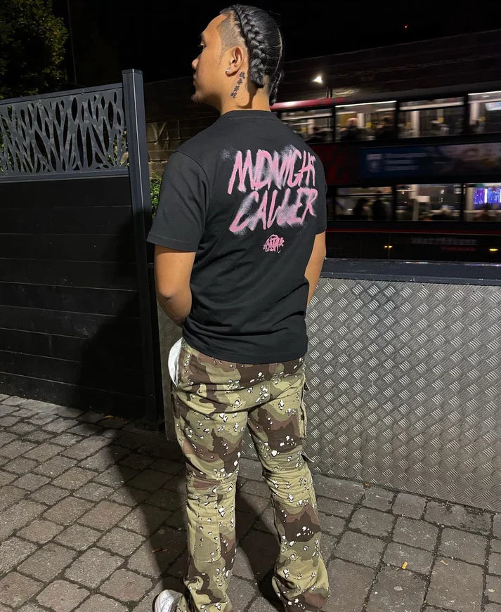 Syna World Scream Tee Midnight Caller Short Sleeve T-shirt - Black