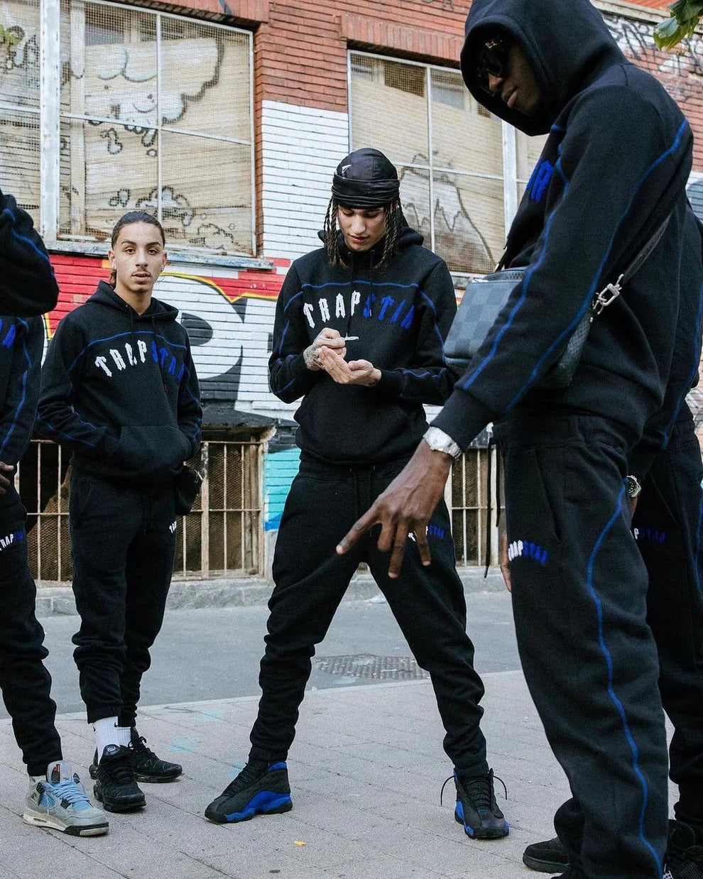 Trapstar Arch Pannel Tracksuit - Black Ice Edition