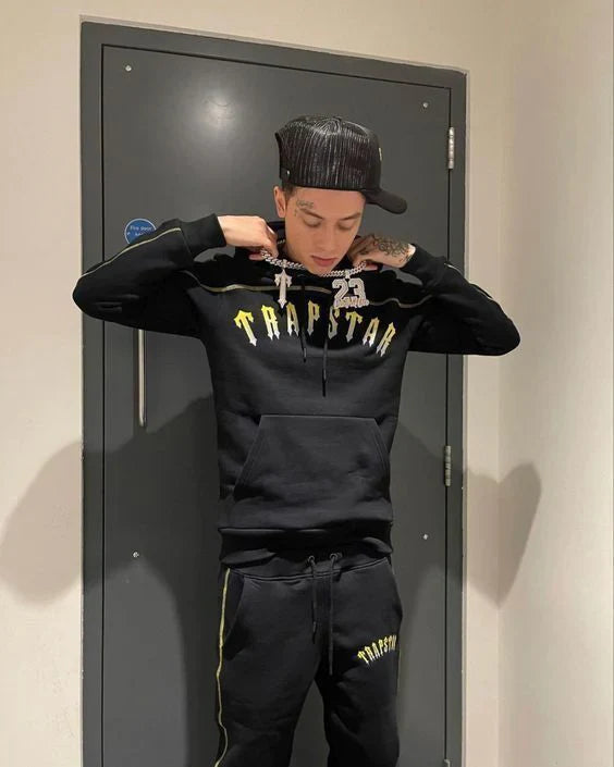 Trapstar X Central Cee Arch Pannel Gradient Tracksuit - Yellow