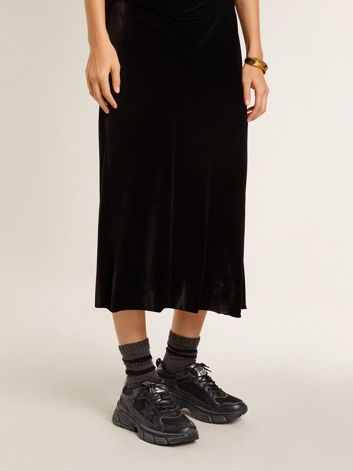 Golden Goose Running Sole – Triple Black