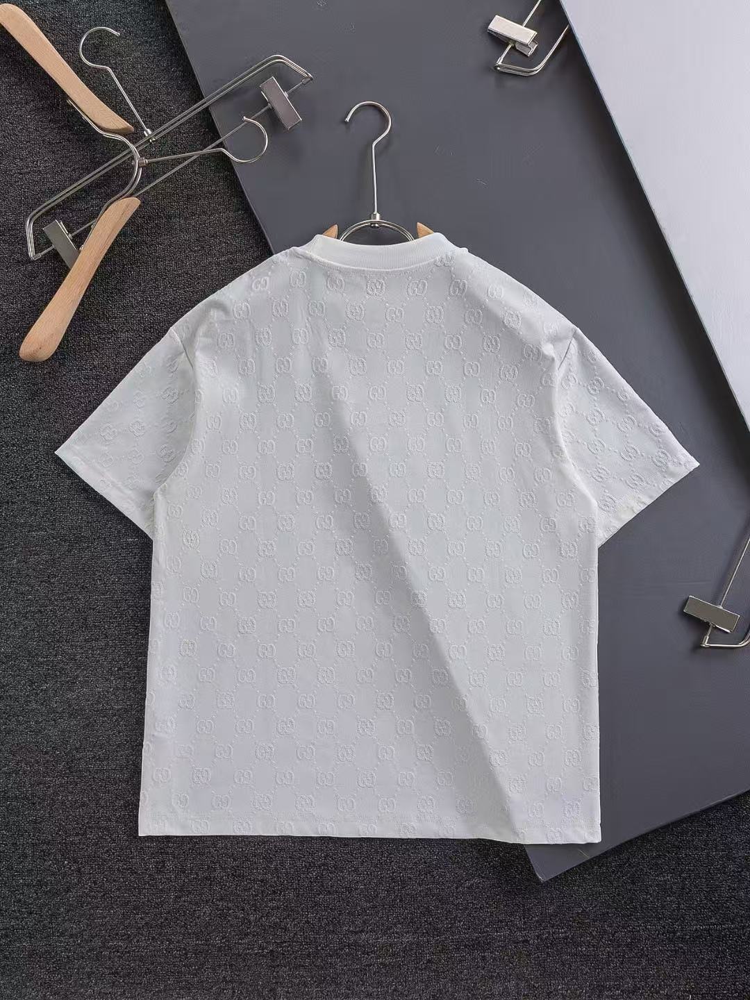 Gucci GG Patterned T-Shirt (White)