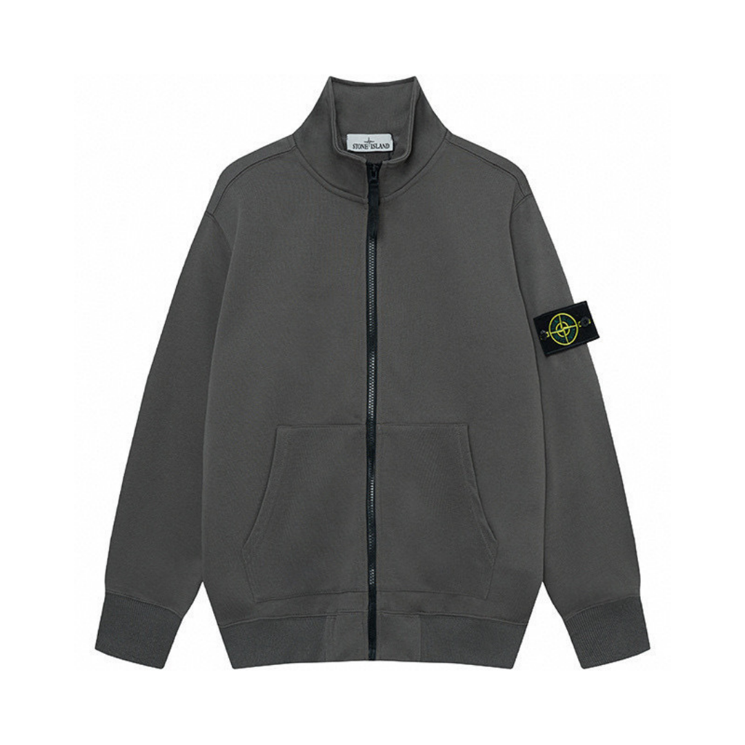 Stone Full Zip Sweatshirt
