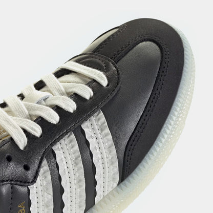 Samba OG Ruffled 3 Stripes Womens Lifestyle Shoes (Carbon/Off White/Core Black)