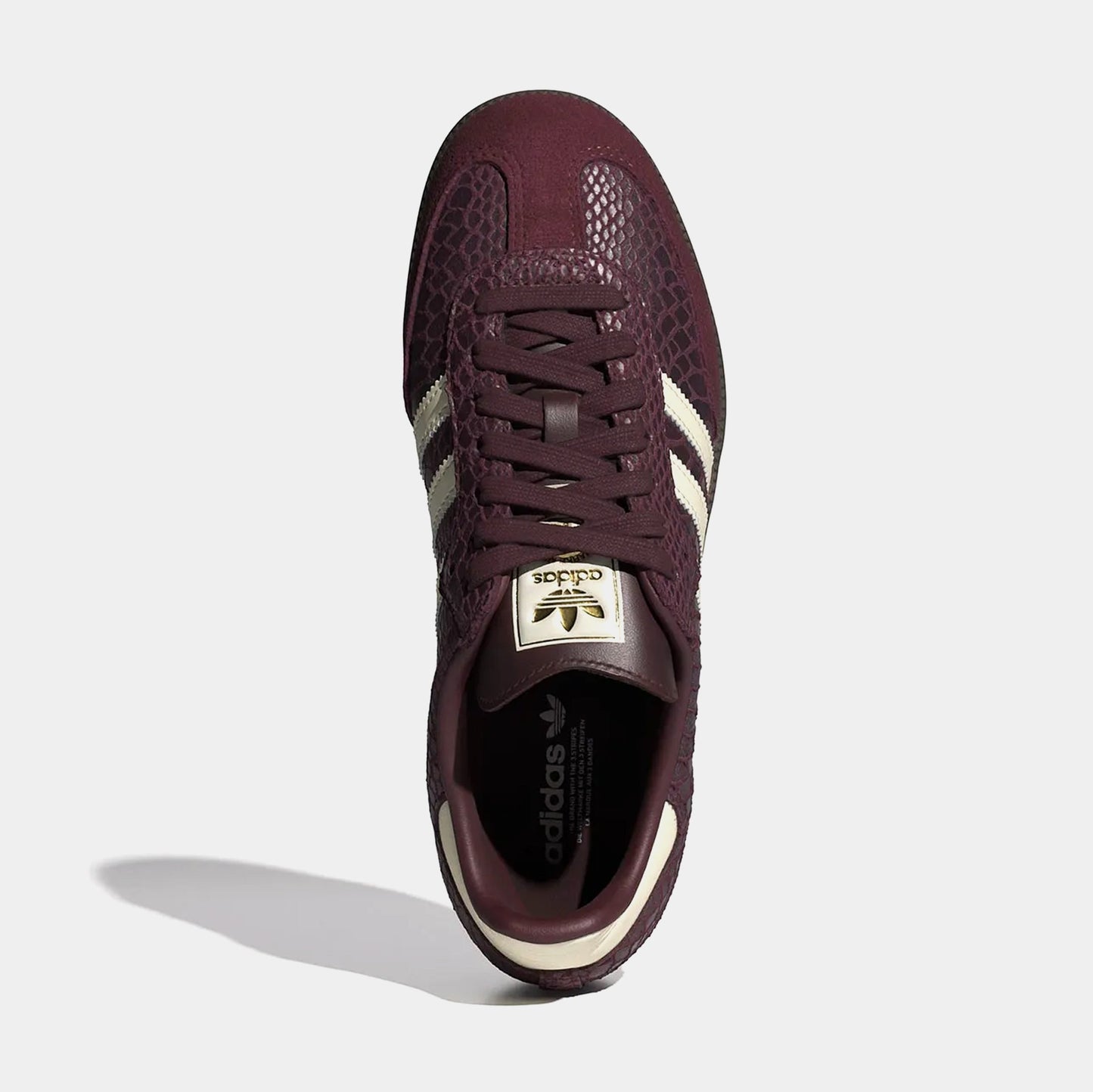 Samba OG Snakeskin Womens Lifestyle Shoes (Maroon/Cream/White)