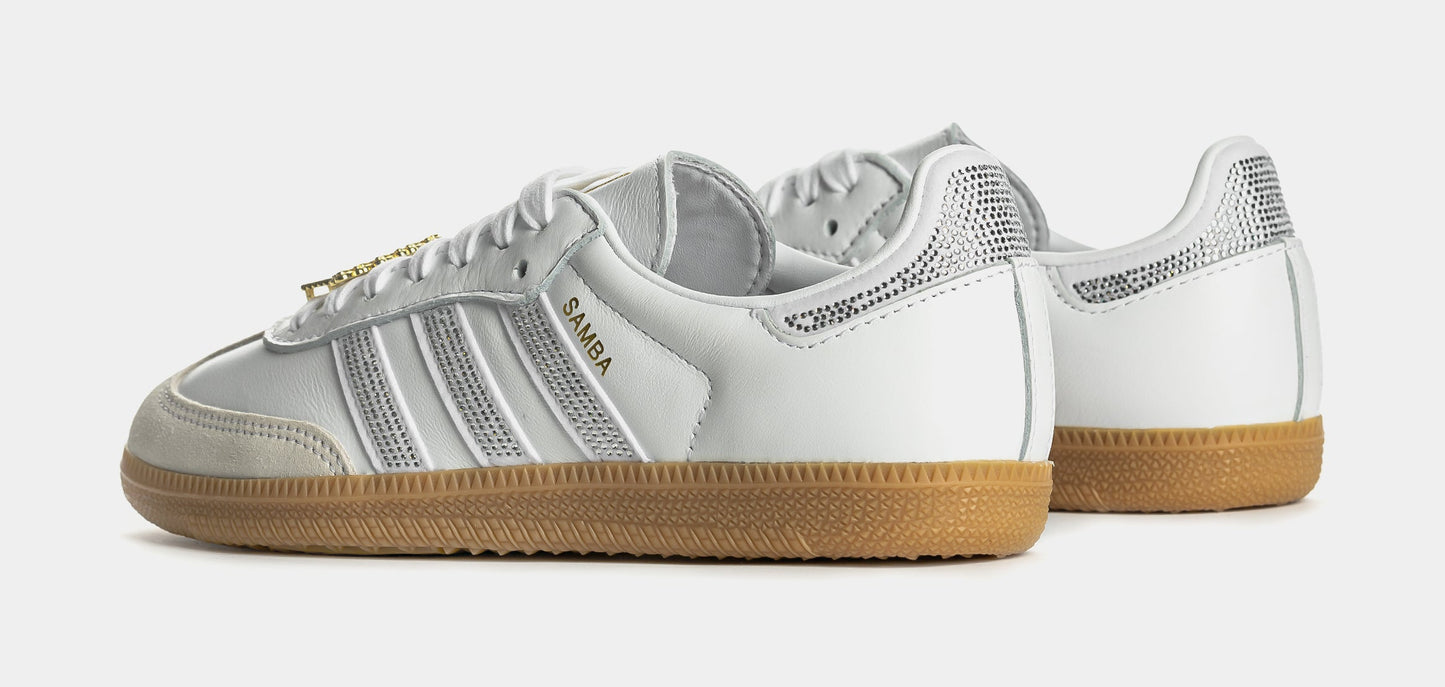 Samba OG Rhinestone Womens Lifestyle Shoes (White/Silver)