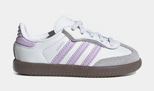 Samba OG Infant Toddler Lifestyle Shoes (White/Purple)