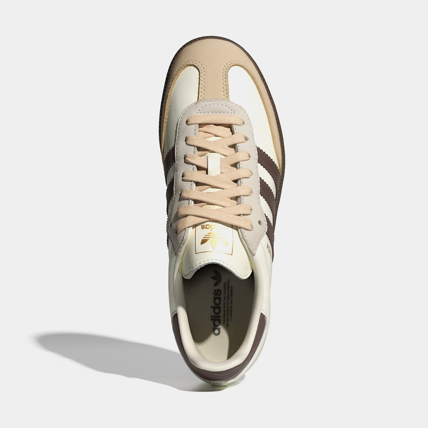 Samba OG Womens Lifestyle Shoes (Off White/Earth Strata/Gum)