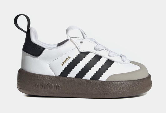 Adifom Samba 360 Infant Toddler Lifestyle Shoes (Cloud White/Core Black/Clear Granite)