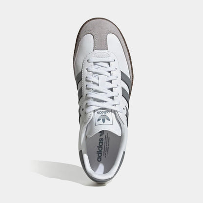 Samba OG Grade School Lifestyle Shoes (Core White/Grey)