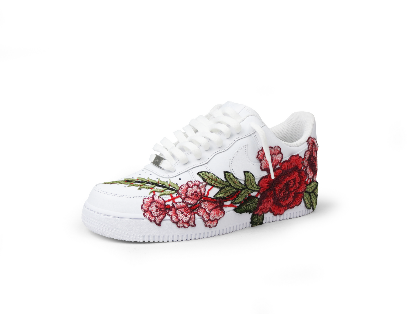 AIR FORCE 1 WHITE RED ROSE