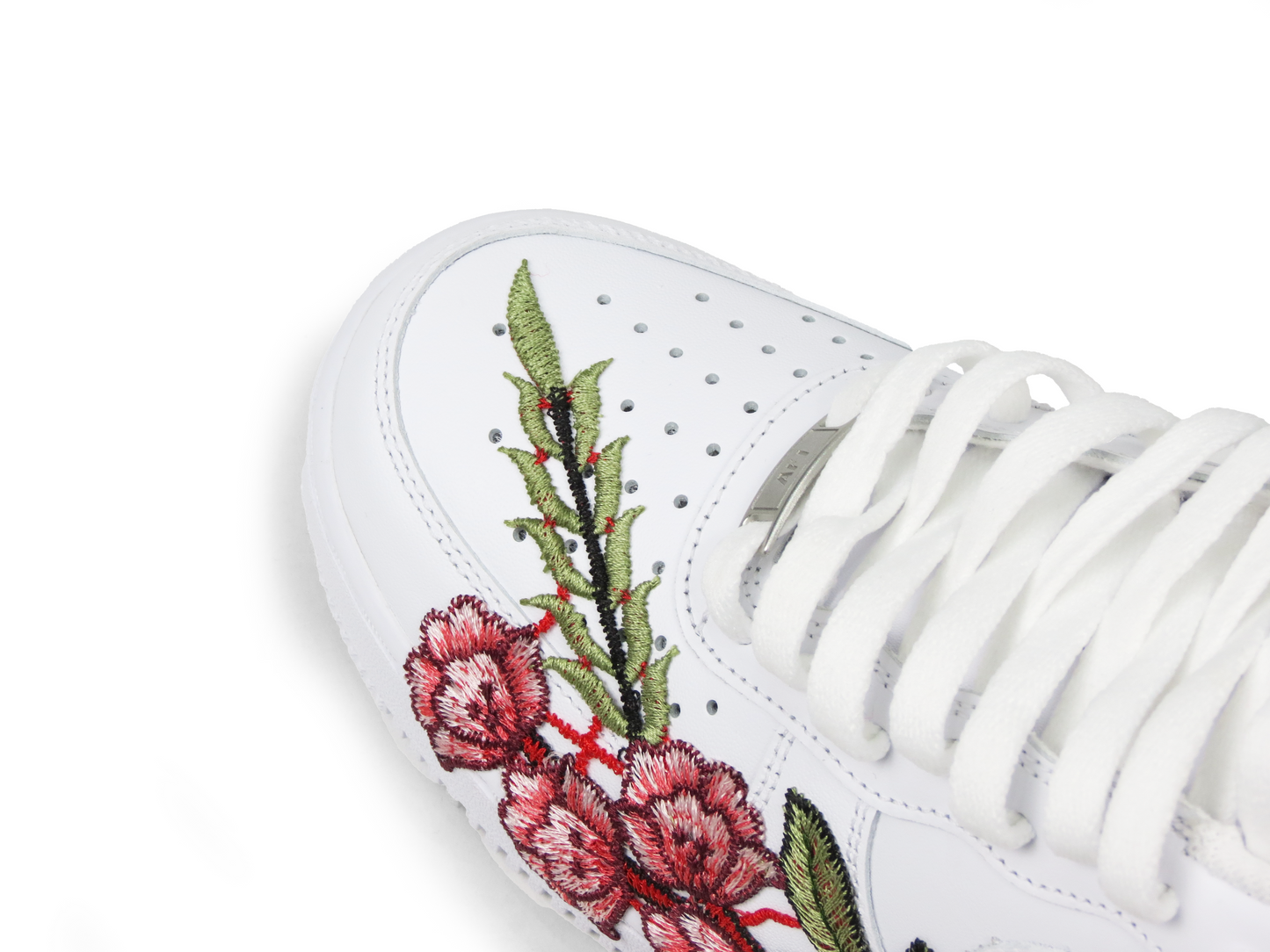 AIR FORCE 1 WHITE RED ROSE