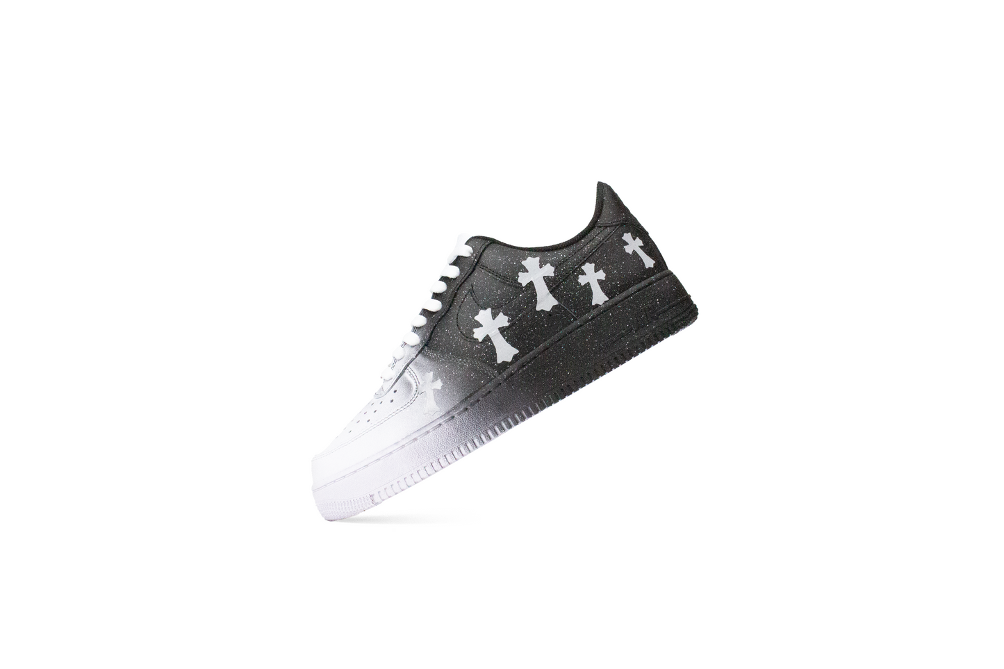 AIR FORCE  1 WHITE CHROME HEARTS