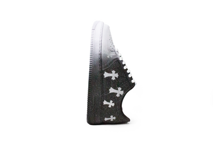 AIR FORCE  1 WHITE CHROME HEARTS