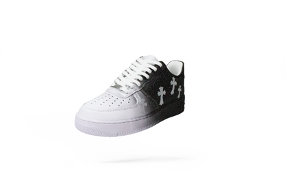 AIR FORCE  1 WHITE CHROME HEARTS