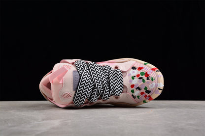 Vibrant Pink Low Top Sneakers