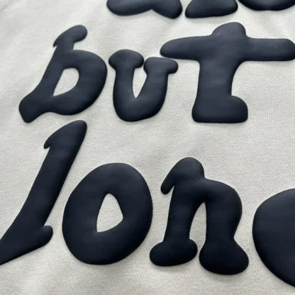 Broken Planet Market Alone But Not Lonely Hoodie White