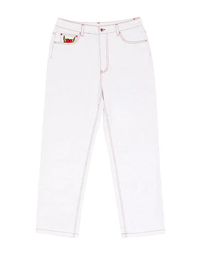 Minus Two Twins White Jeans