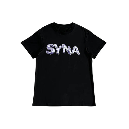 Syna World Balloon Tee Short Sleeve T-shirt - Black