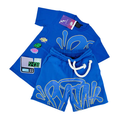 Syna World Full Short Set - Navy Blue (EXCLUSIVITY LONDONSHOP)