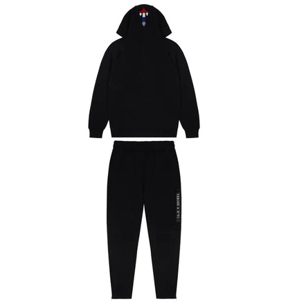 Trapstar Chenille Decoded 2.0 Hooded Tracksuit - Black Revolution