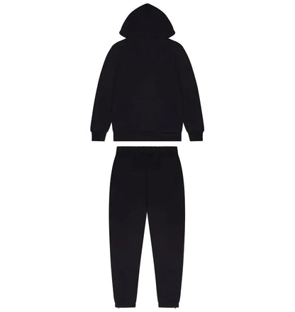 Trapstar Chenille Decoded Hooded Tracksuit - Black/Red