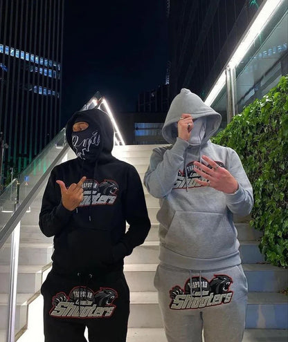 Trapstar Shooters Hooded Tracksuit - Blackout