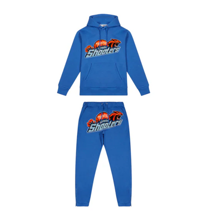Trapstar Shooters Hooded Tracksuit - Blue