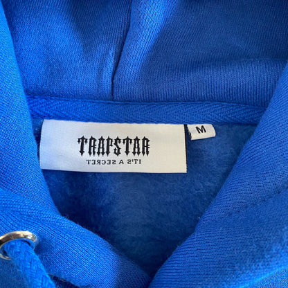 Trapstar V-Stripe Hooded Tracksuit - Blue / White / Grey