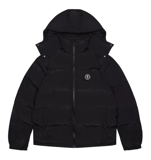 Trapstar Irongate Detachable Hooded Puffer Jacket - Black