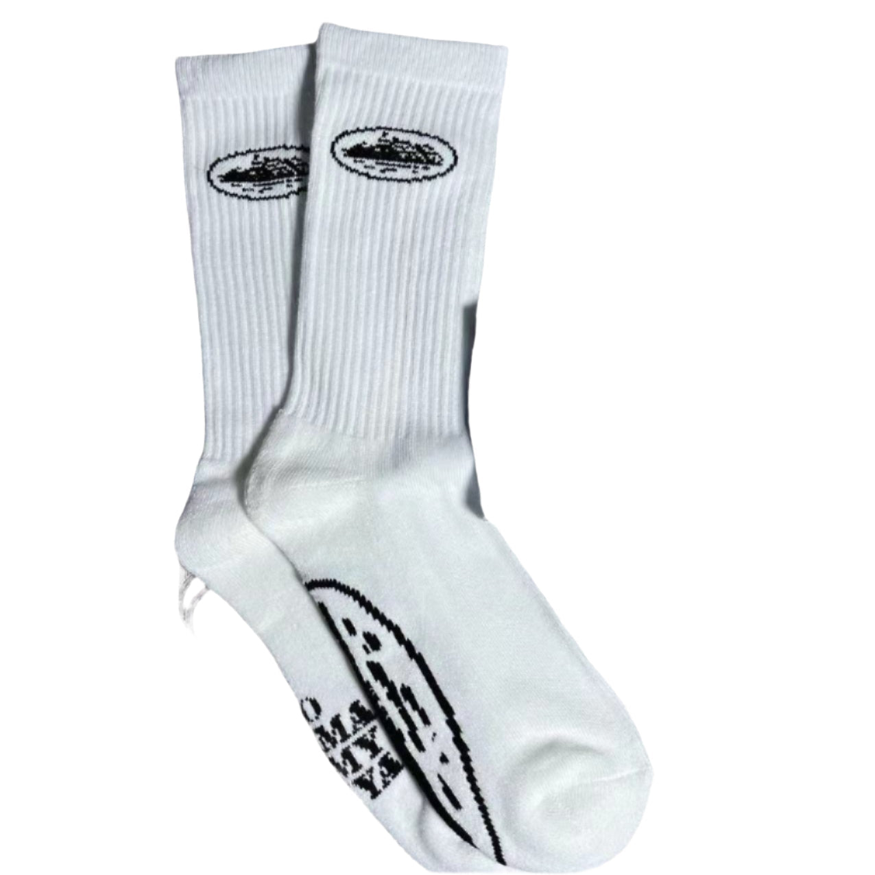 CORTEIZ ALCATRAZ SOCKS WHITE