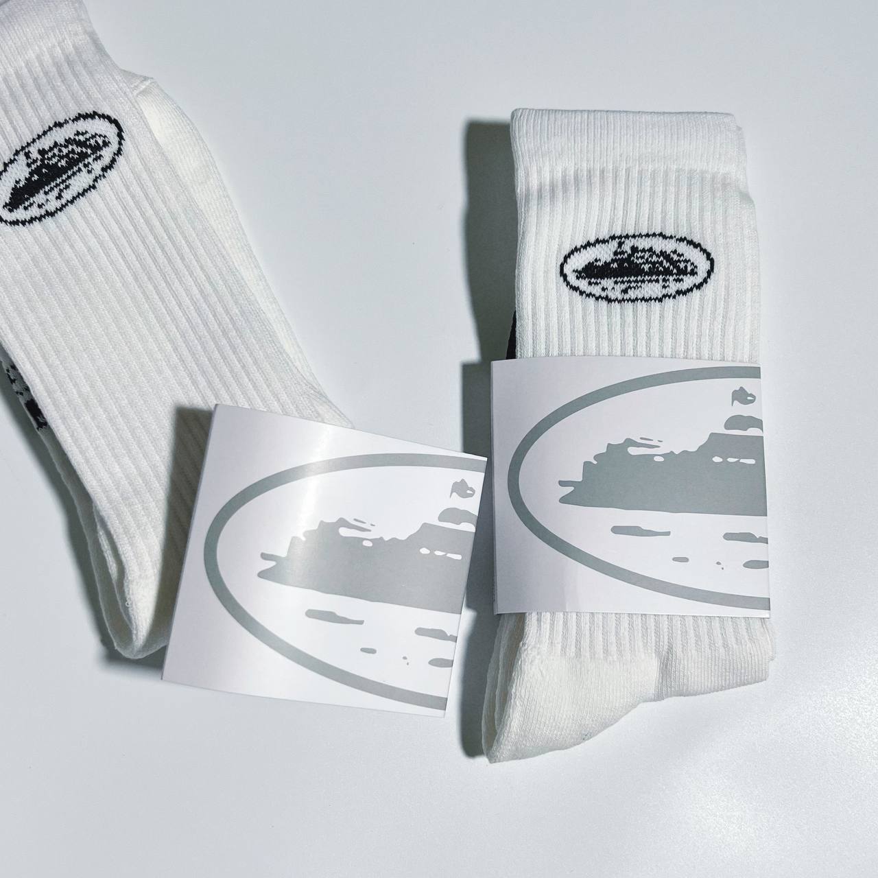 CORTEIZ ALCATRAZ SOCKS WHITE