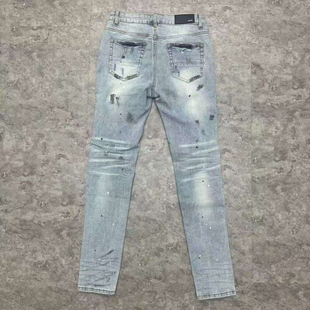AMIRI MX1 PAINTER JEANS BLUE