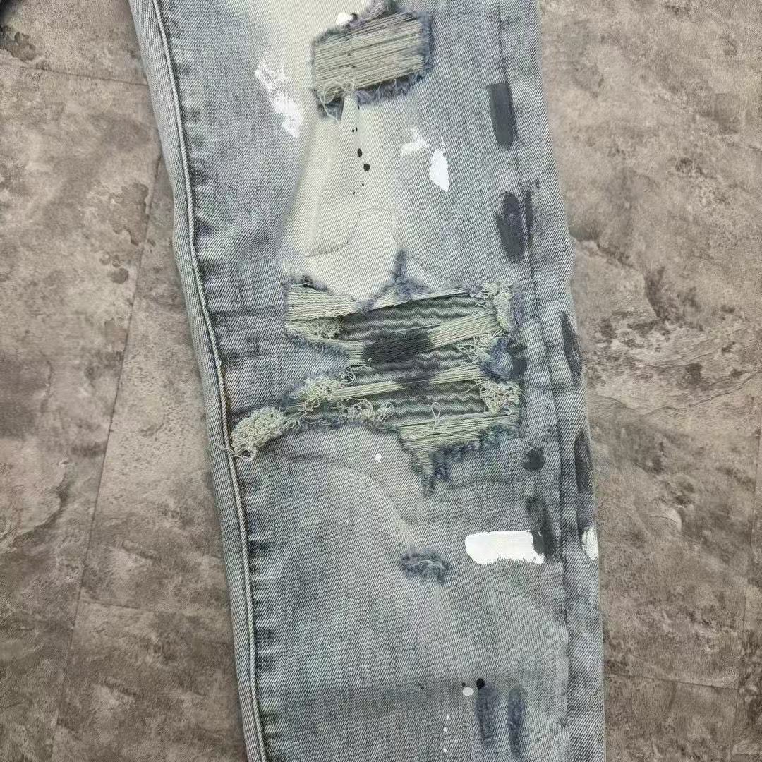 AMIRI MX1 PAINTER JEANS BLUE