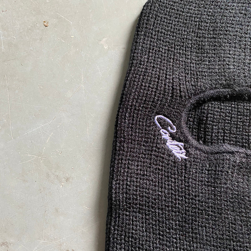 CORTEIZ KNIT BALACLAVA BLACK WHITE
