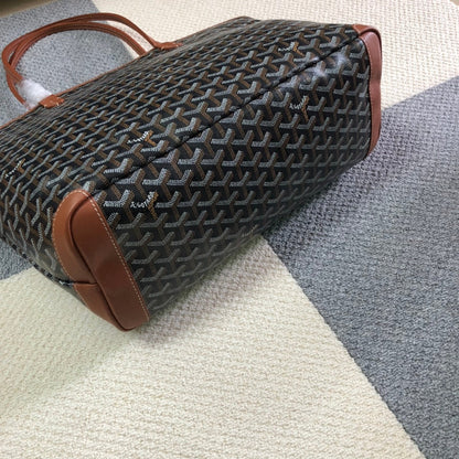 GOYARD ARTOIS PM TOTE BAG BLACK & TAN