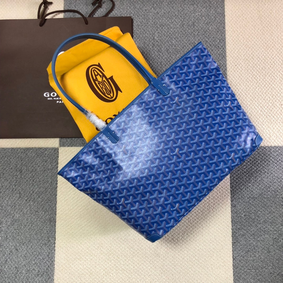 GOYARD ARTOIS PM TOTE BAG BLUE