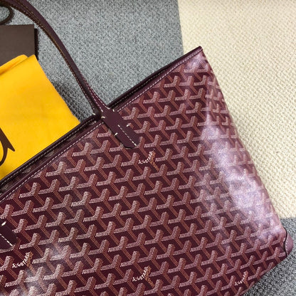 GOYARD ARTOIS PM TOTE BAG BURGUNDY