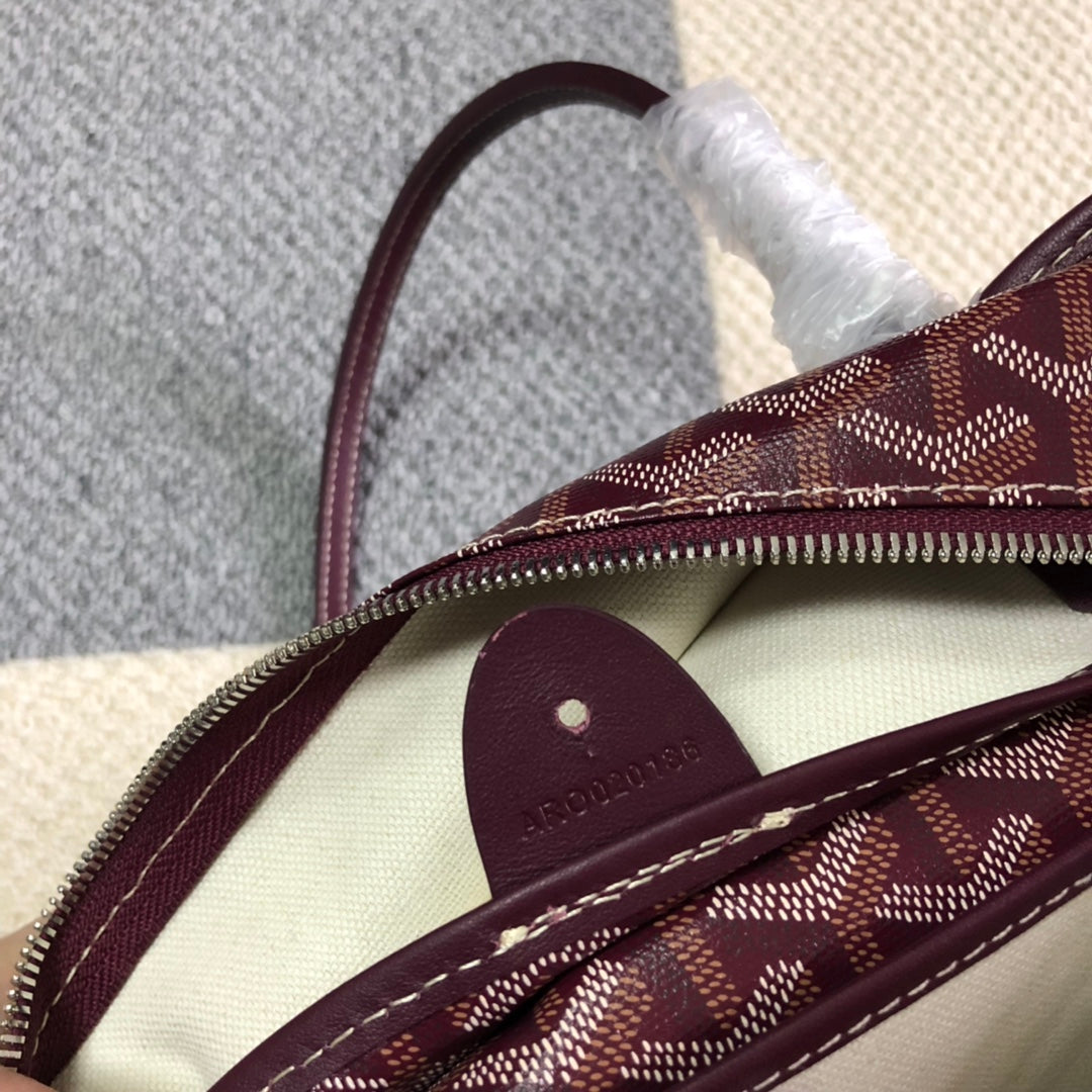 GOYARD ARTOIS PM TOTE BAG BURGUNDY