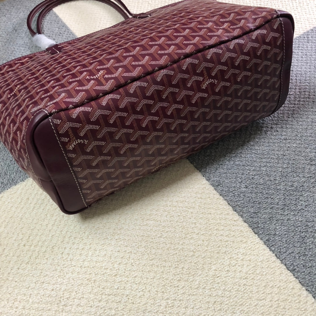 GOYARD ARTOIS PM TOTE BAG BURGUNDY