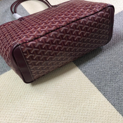 GOYARD ARTOIS PM TOTE BAG BURGUNDY