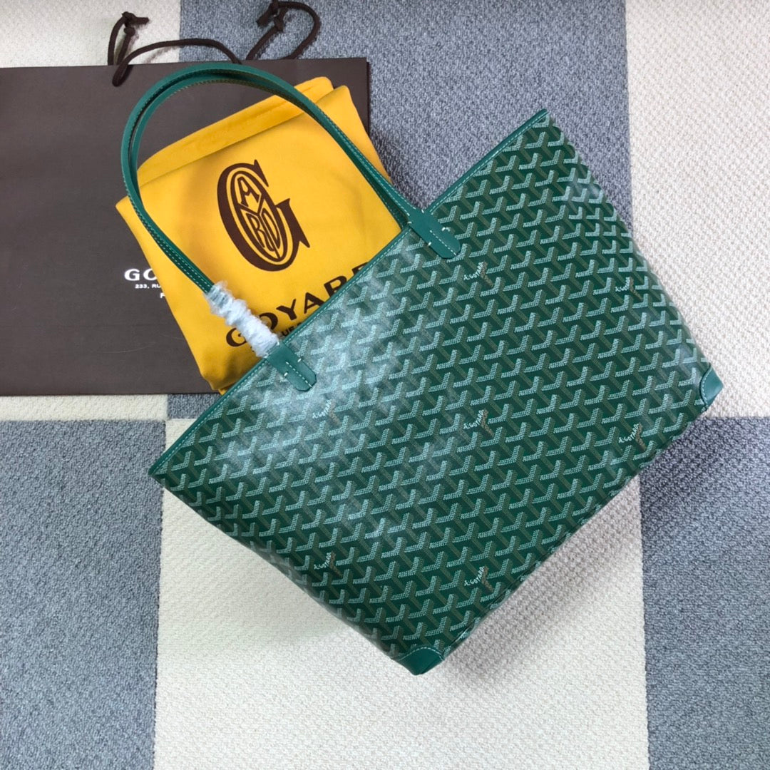 GOYARD ARTOIS PM TOTE BAG GREEN
