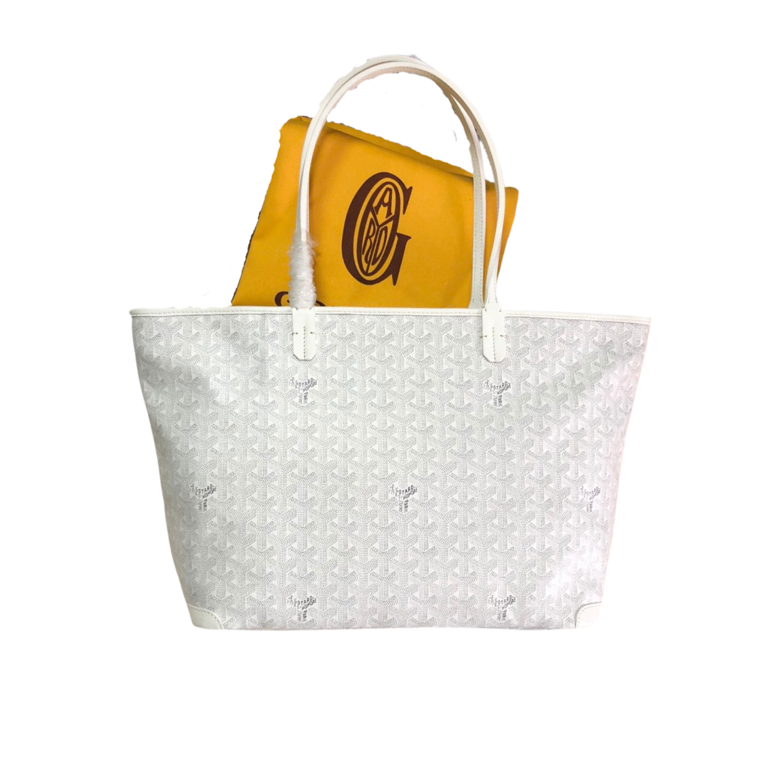 GOYARD ARTOIS PM TOTE BAG WHITE