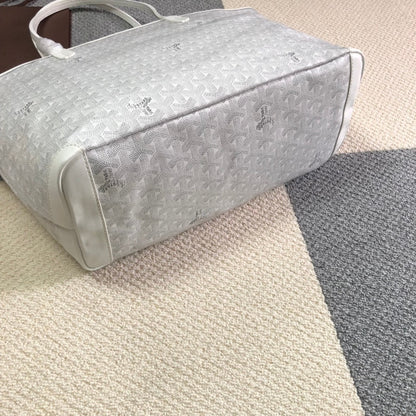 GOYARD ARTOIS PM TOTE BAG WHITE