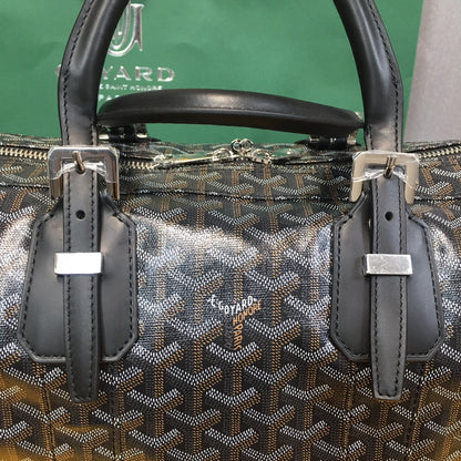 GOYARD BOSTON 50 TRAVEL BAG BLACK