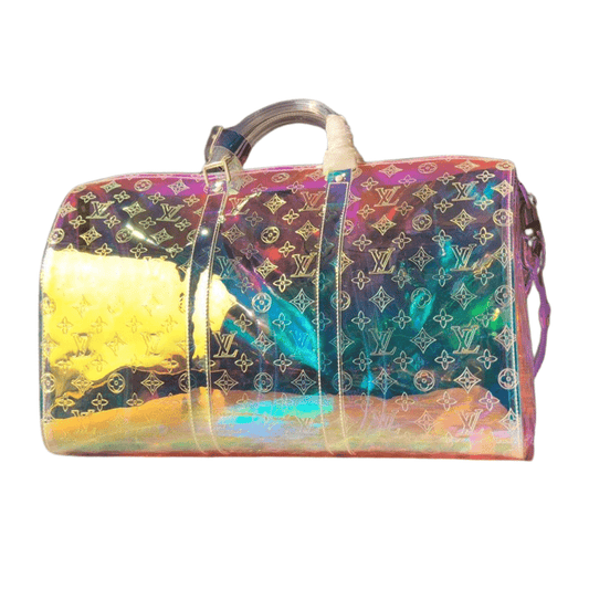 LOUIS VUITTON MONOGRAM 50 PRISM HOLOGRAPHIC TRAVEL BAG
