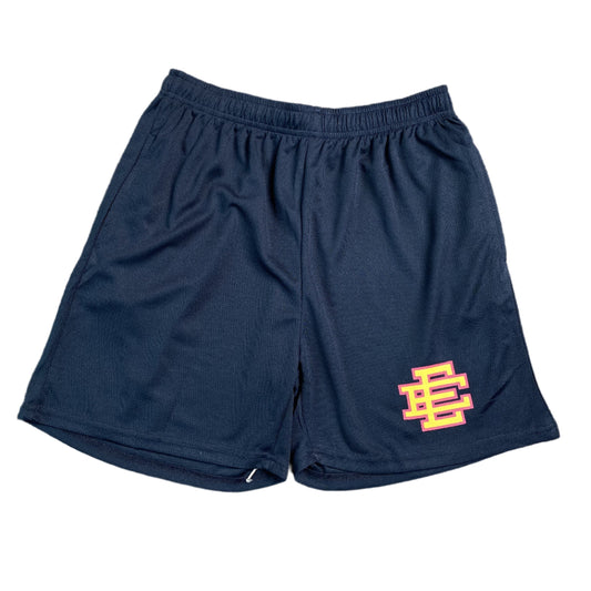 ERIC EMANUEL EE BASIC SHORTS NAVY/MAUVE/YELLOW